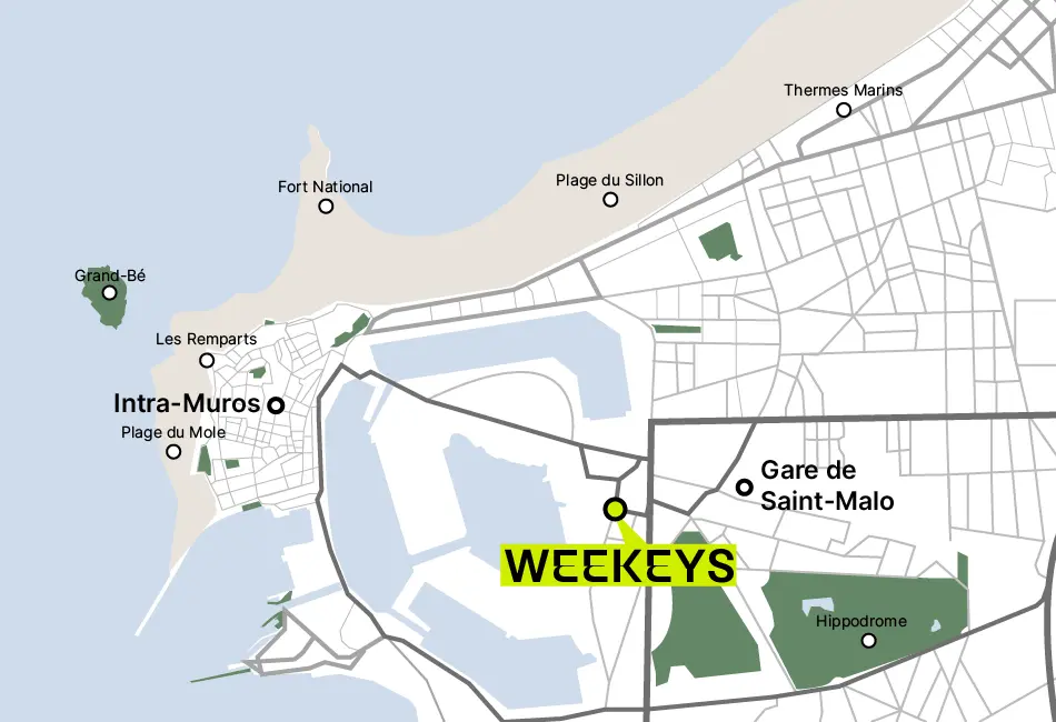 Plan de situ de Weekeys